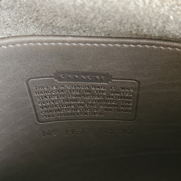 Vintage Coach Station Bag Cross Body Top Handle Purse  5130 - Picture 10 of 10